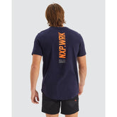 NXP.WRK - Blueprint Dual Curved T-Shirt - True Navy | NPWTS02-TNVY